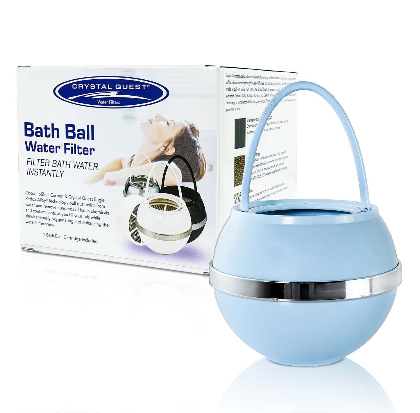 Gills & Water Luxury Bath Ball Filter | Crystal Quest®