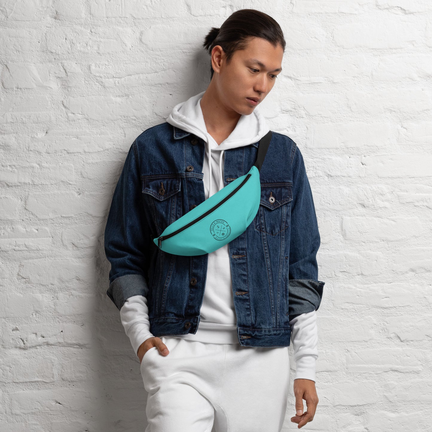 StarSpout: Gills and Water Patriotic Turquoise Fanny Pack