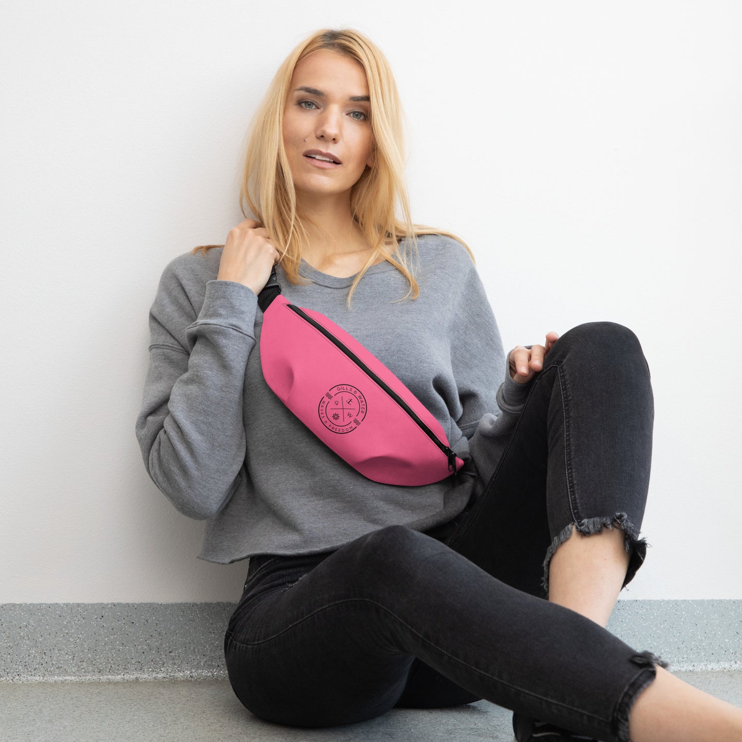 AquaSling: Gills and Water Brand Brink Pink Fanny Pack