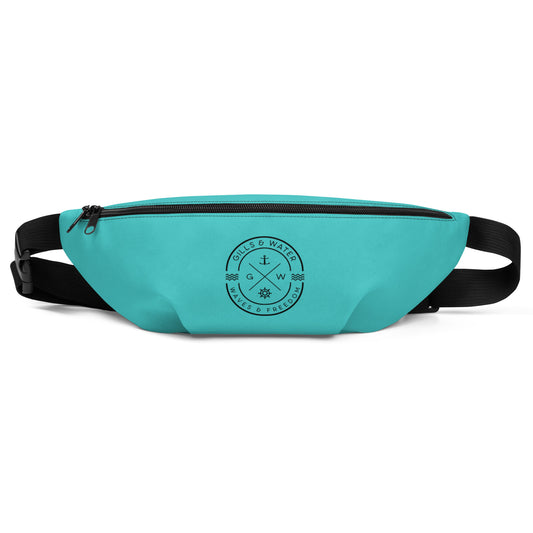 AquaSling: Gills and Water Brand Turquoise Fanny Pack