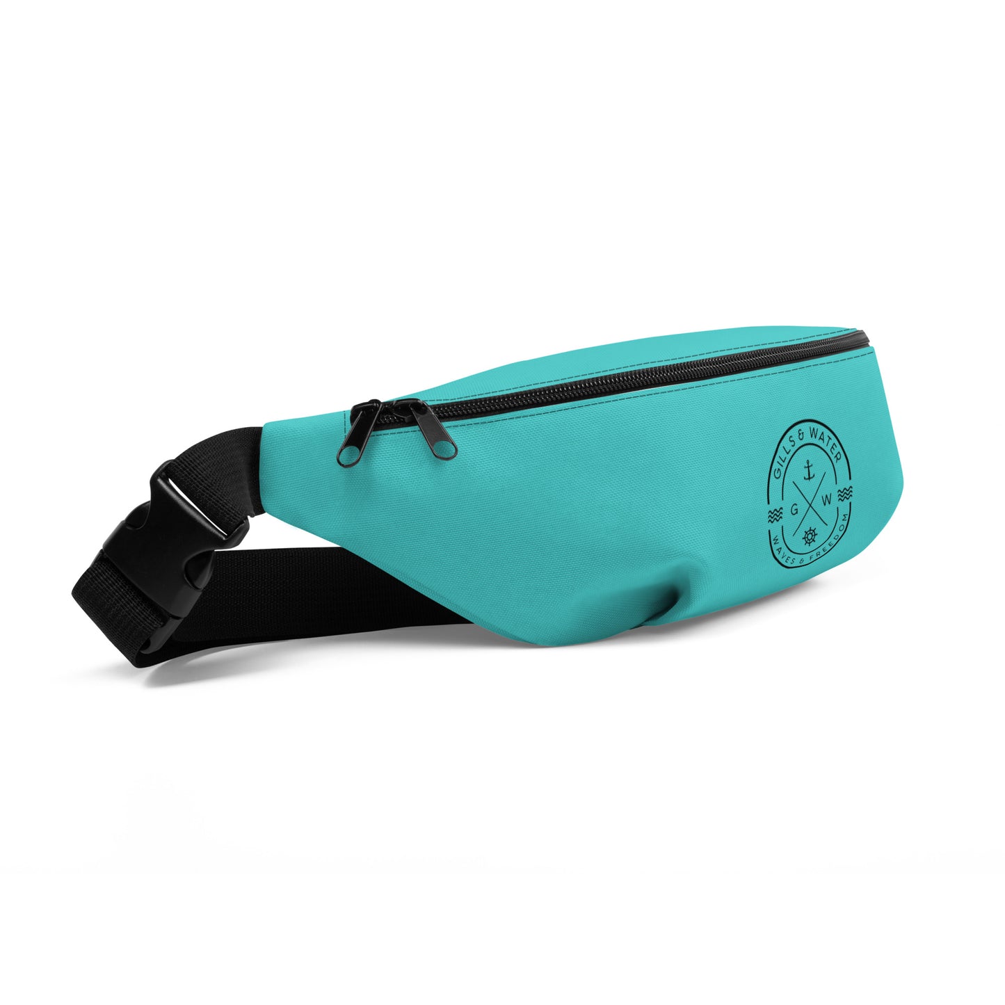 StarSpout: Gills and Water Patriotic Turquoise Fanny Pack