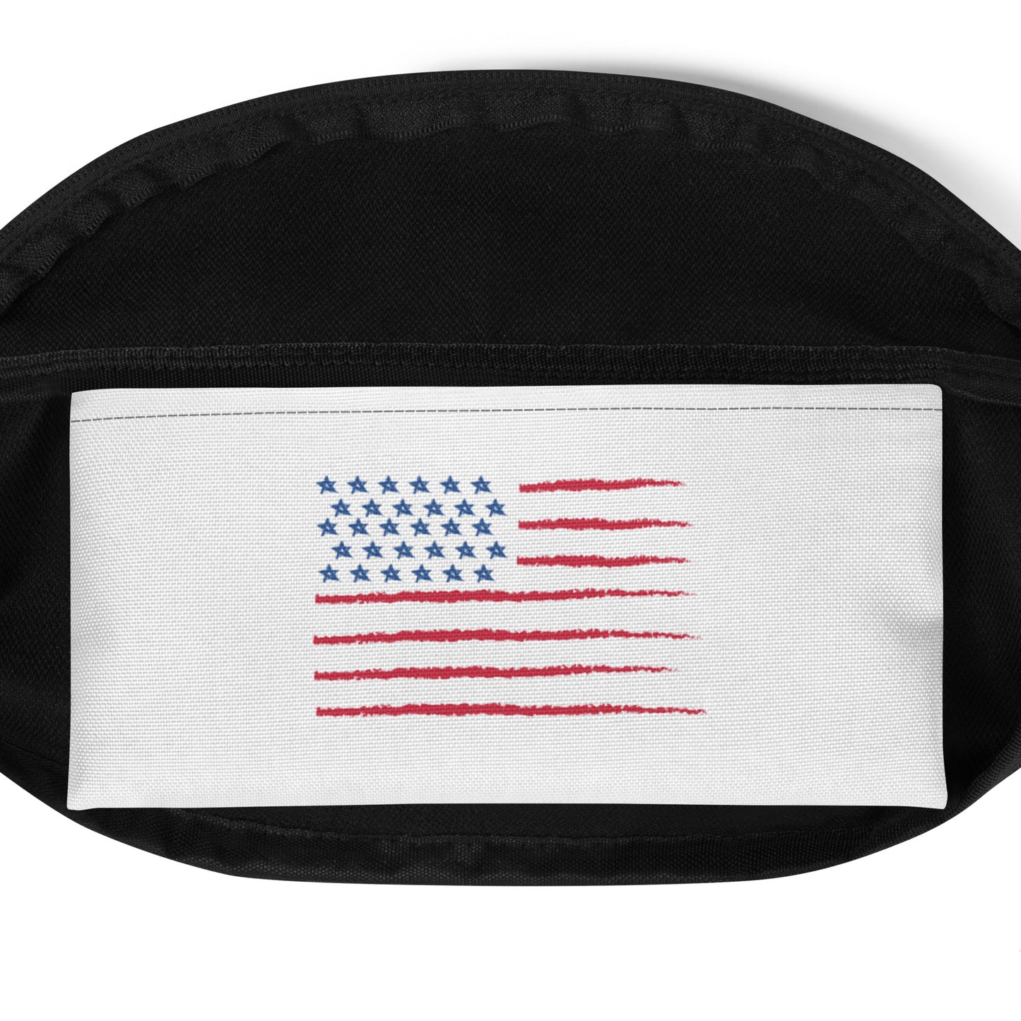 StarSpout: Gills and Water Patriotic White Fanny Pack