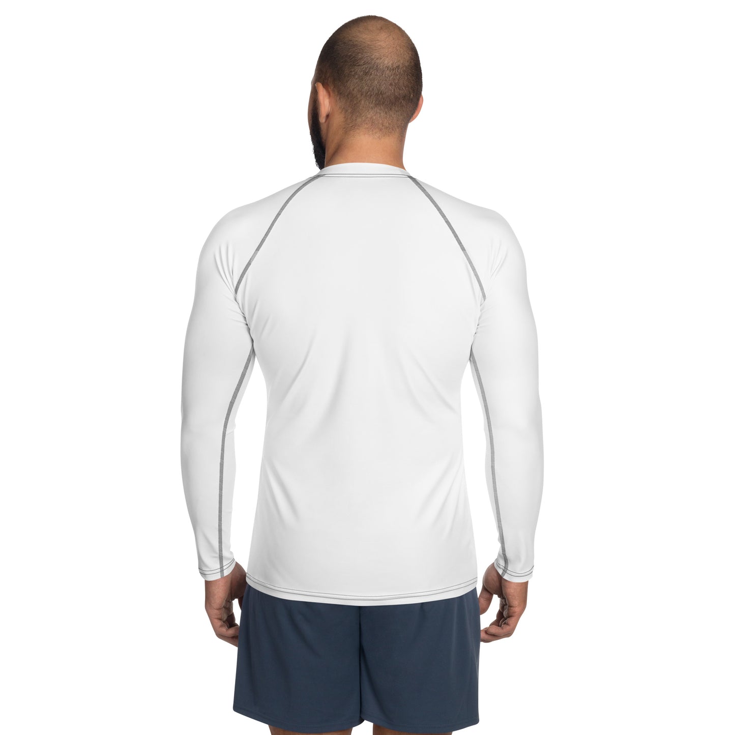 AquaGuard Men's White Performance Rash Guard