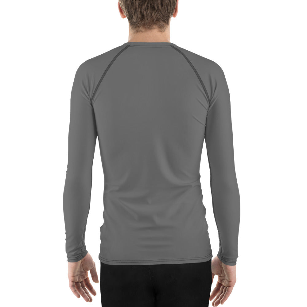 AquaGuard Men's Grey Performance Rash Guard