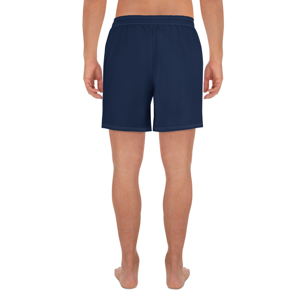 HydroFlex: Gills and Water Men's Navy Athletic Shorts