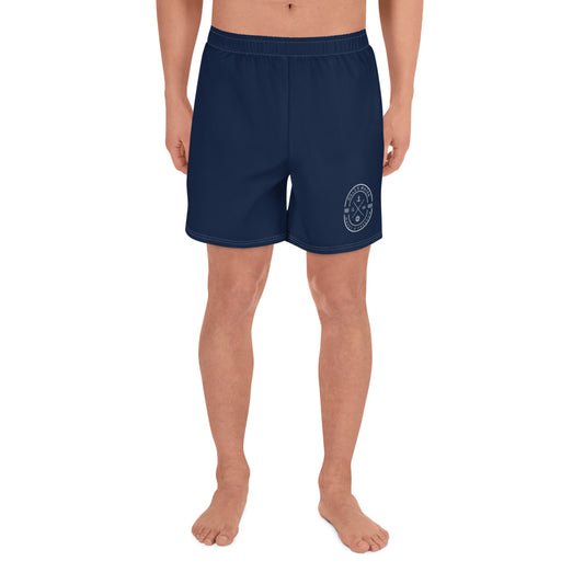 HydroFlex: Gills and Water Men's Navy Athletic Shorts