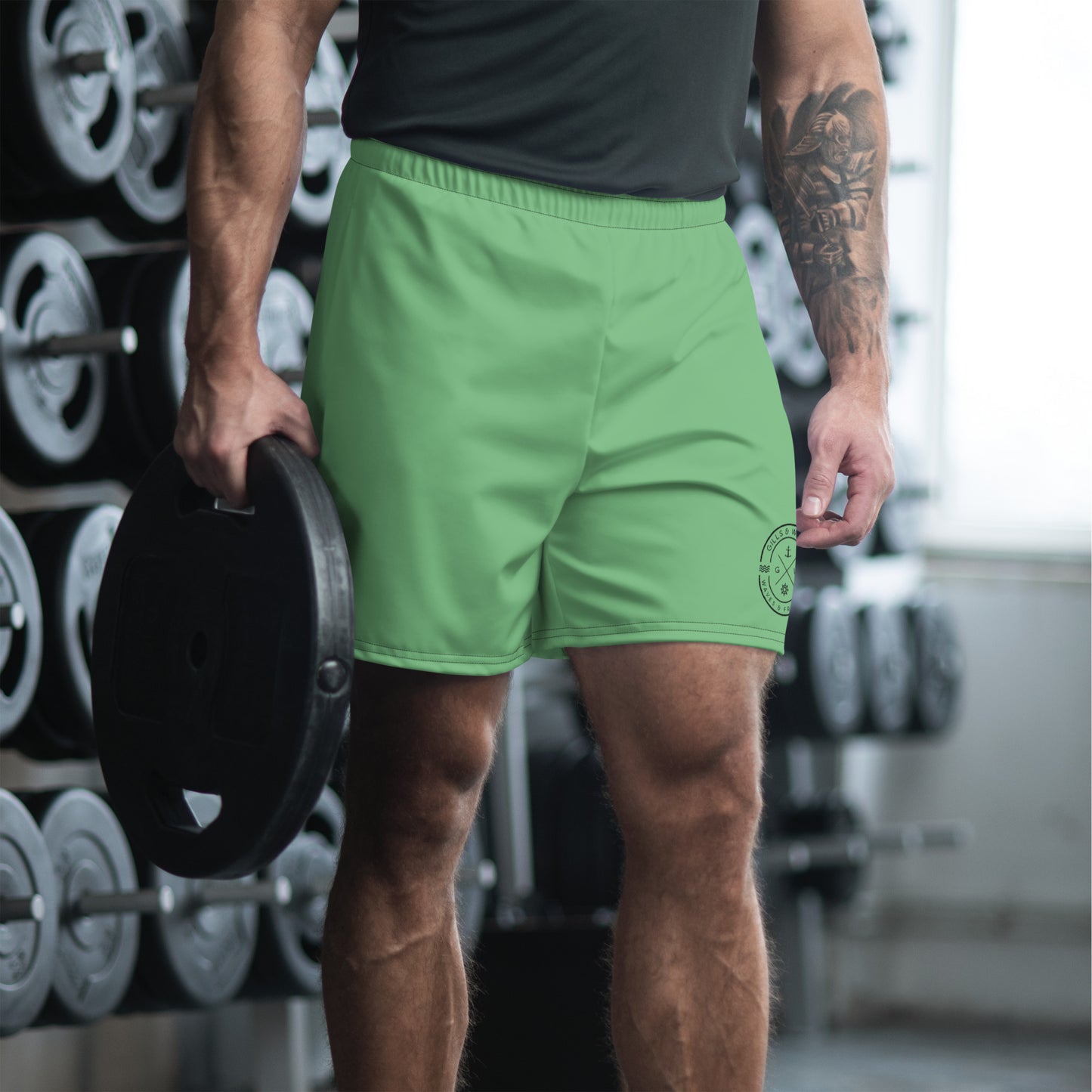 HydroFlex: Gills and Water Men's Bayleaf Athletic Shorts