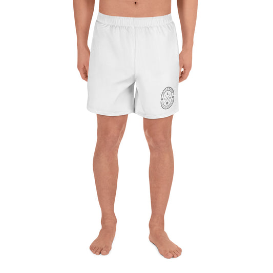 HydroFlex: Gills and Water Men's White Athletic Shorts