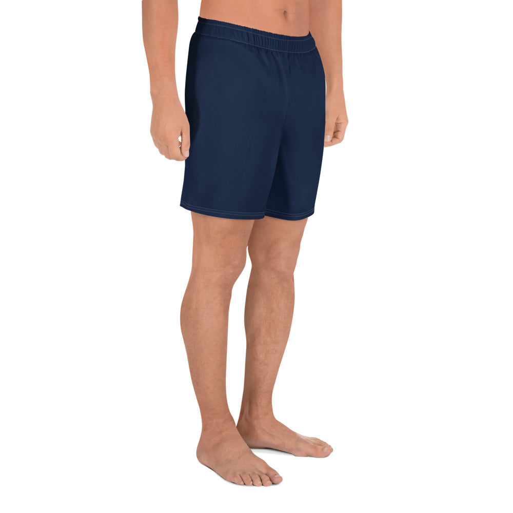 HydroFlex: Gills and Water Men's Navy Athletic Shorts