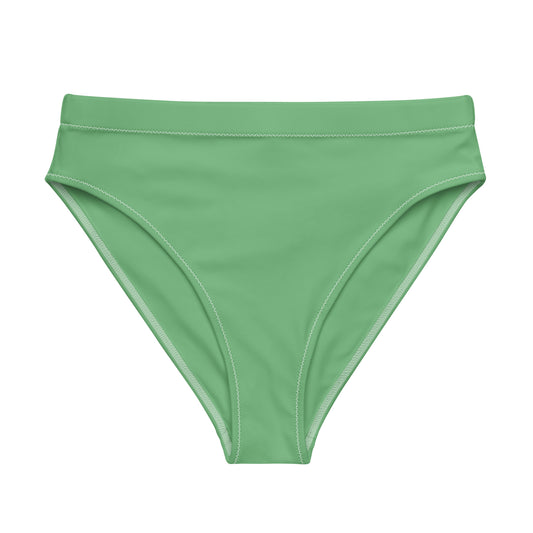 Oceanic Elegance: Gills and Water Bayleaf high-waisted bikini bottom