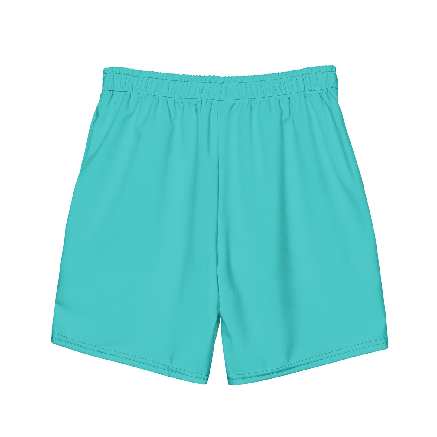 HydroWave: Gills and Water Men's Turquoise Swim Trunks