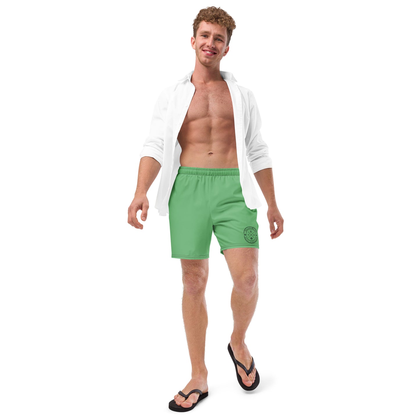 HydroWave: Gills and Water Men's Bayleaf Swim Trunks