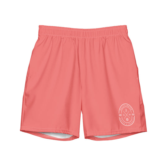 HydroWave: Gills and Water Men's Salmon Swim Trunks