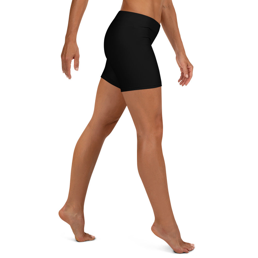 HydroFit: Women's Black Gym Shorts by Gills & Water