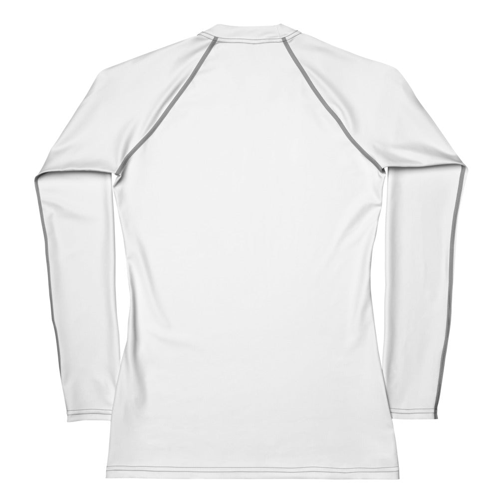 Oceanic Essence Women's White Rash Guard