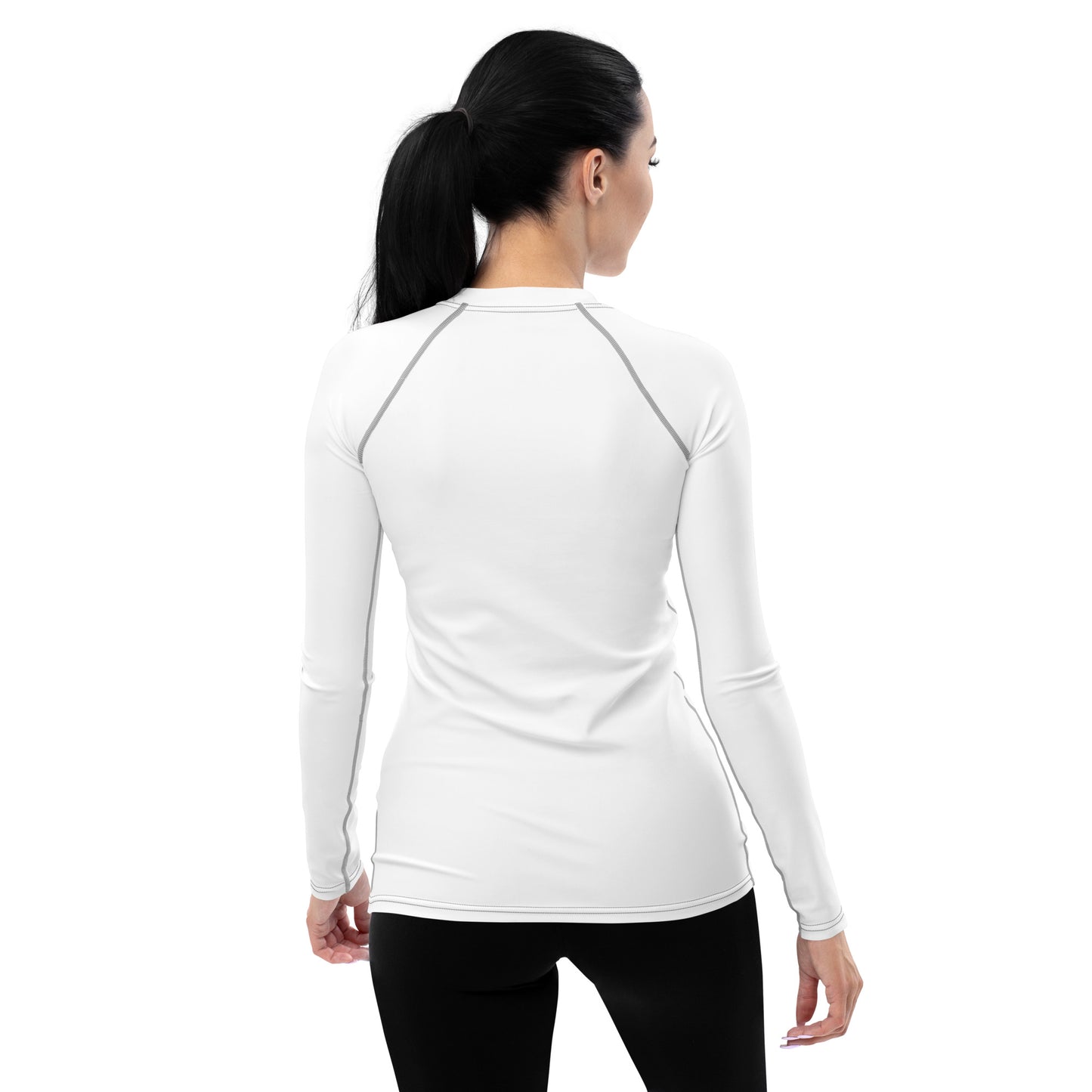 Oceanic Essence Women's White Rash Guard