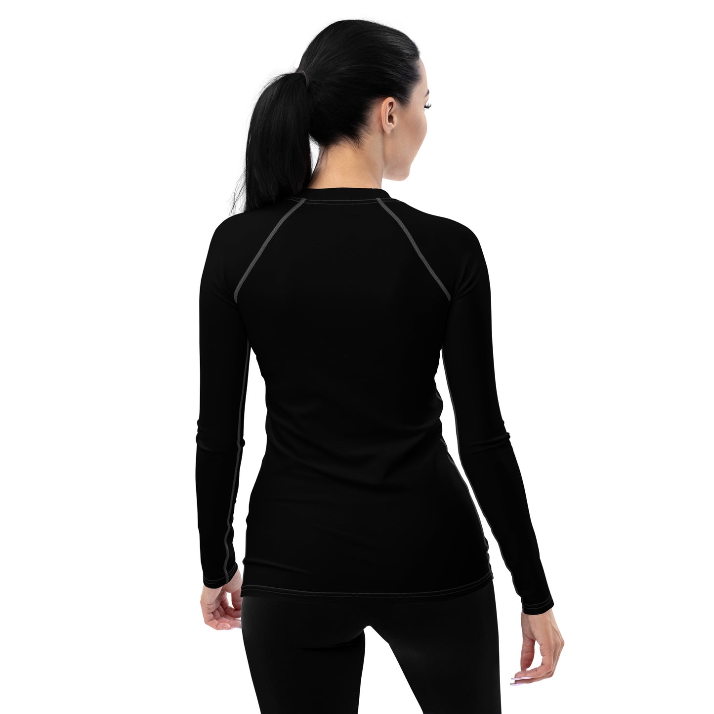 Oceanic Essence Women's Black Rash Guard