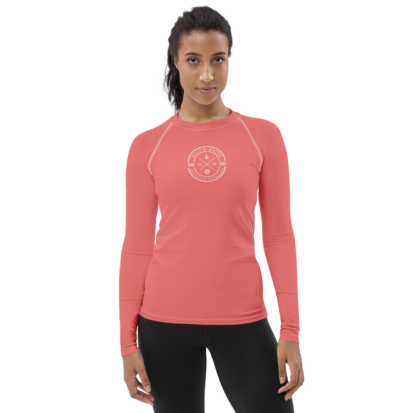 Oceanic Essence Women's Salmon Rash Guard