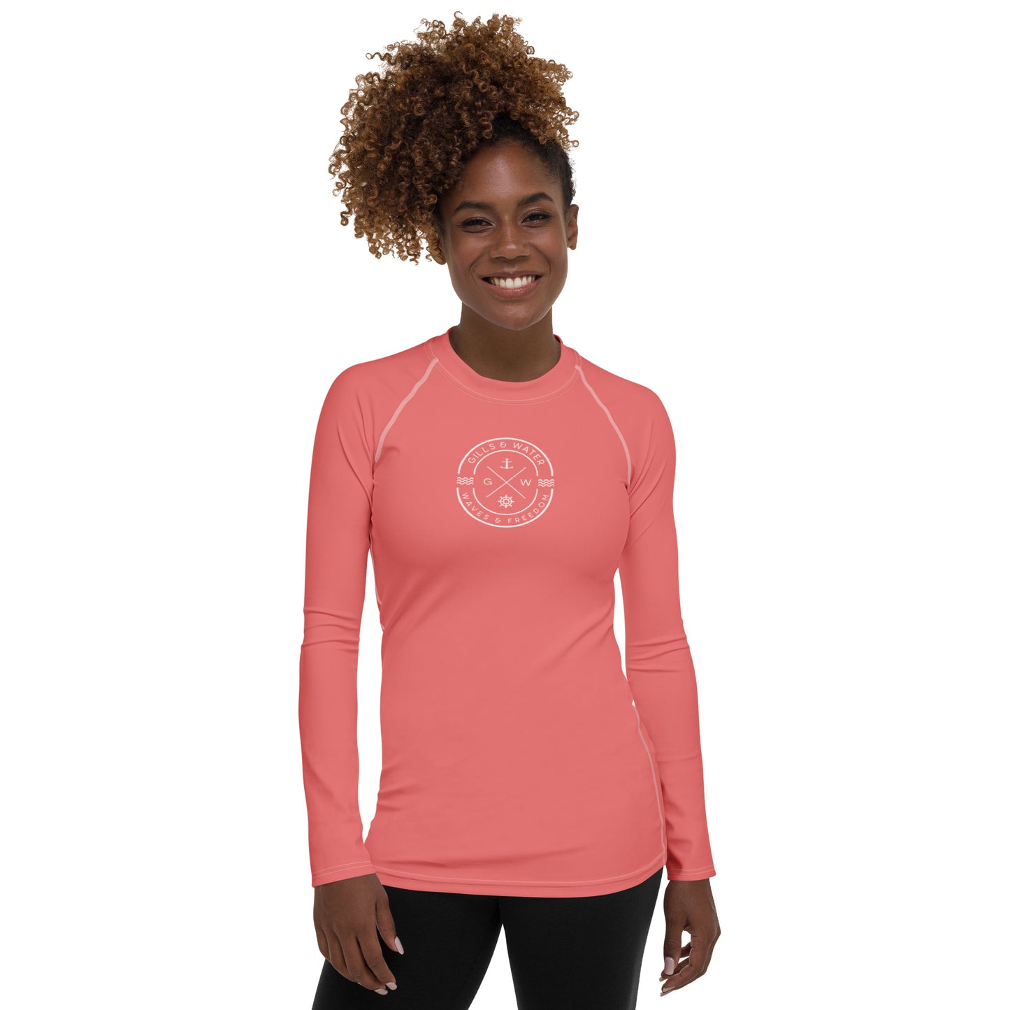 Oceanic Essence Women's Salmon Rash Guard