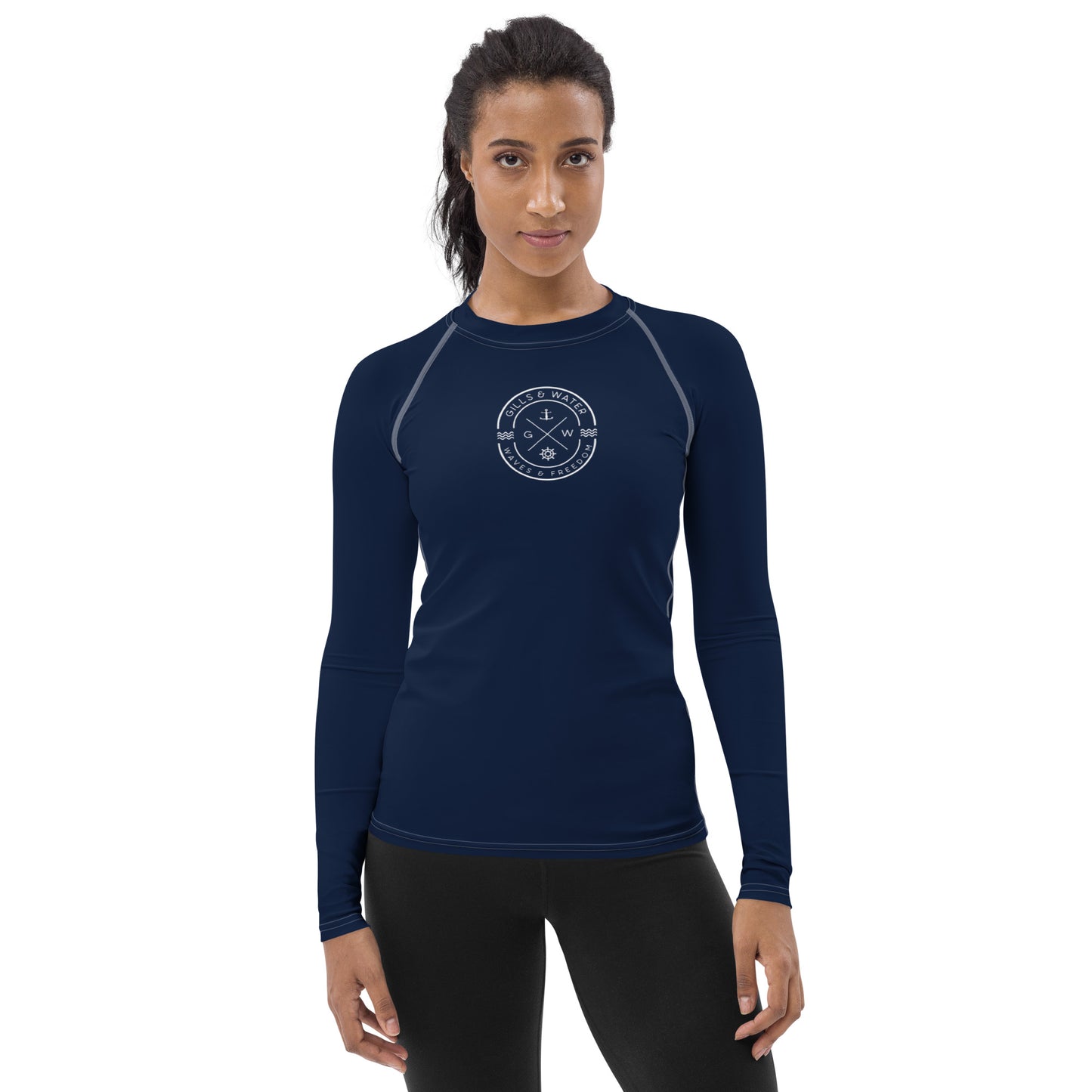 Oceanic Essence Women's Navy Rash Guard