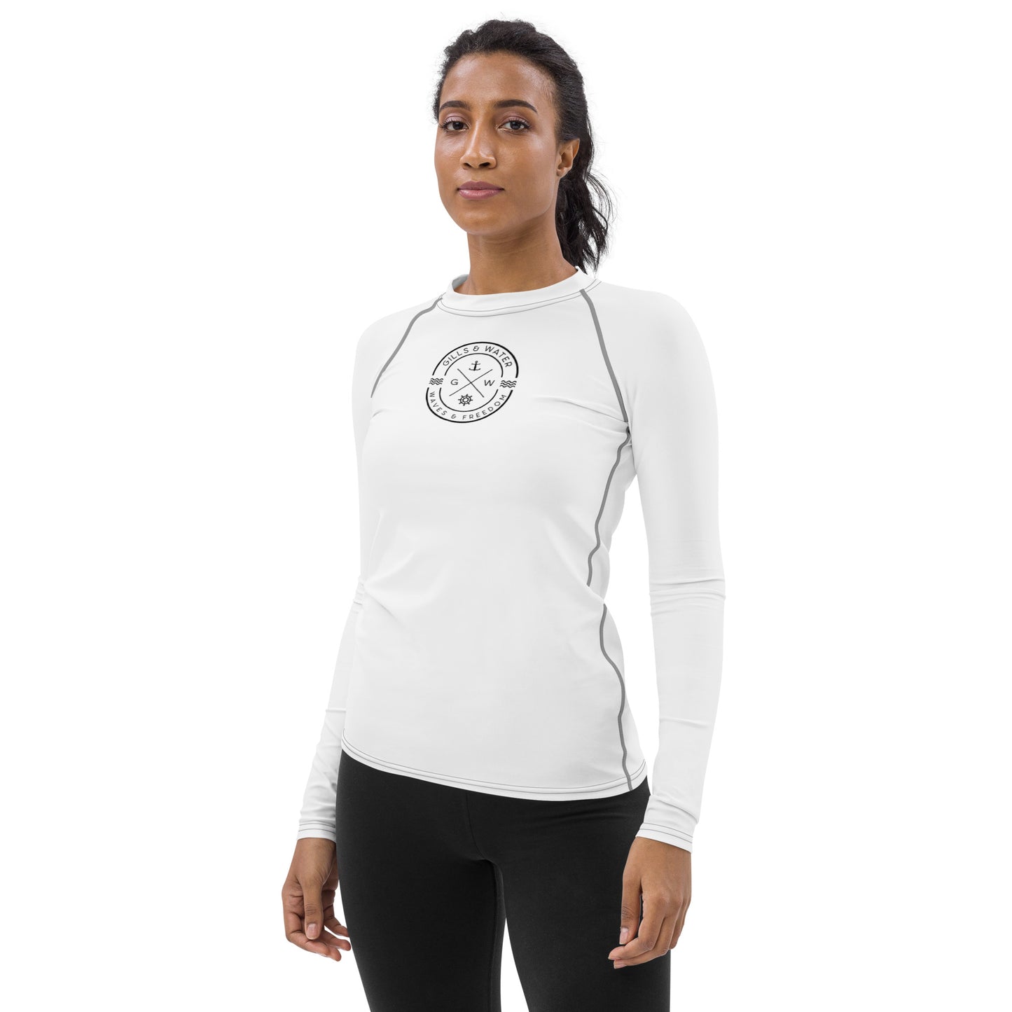 Oceanic Essence Women's White Rash Guard