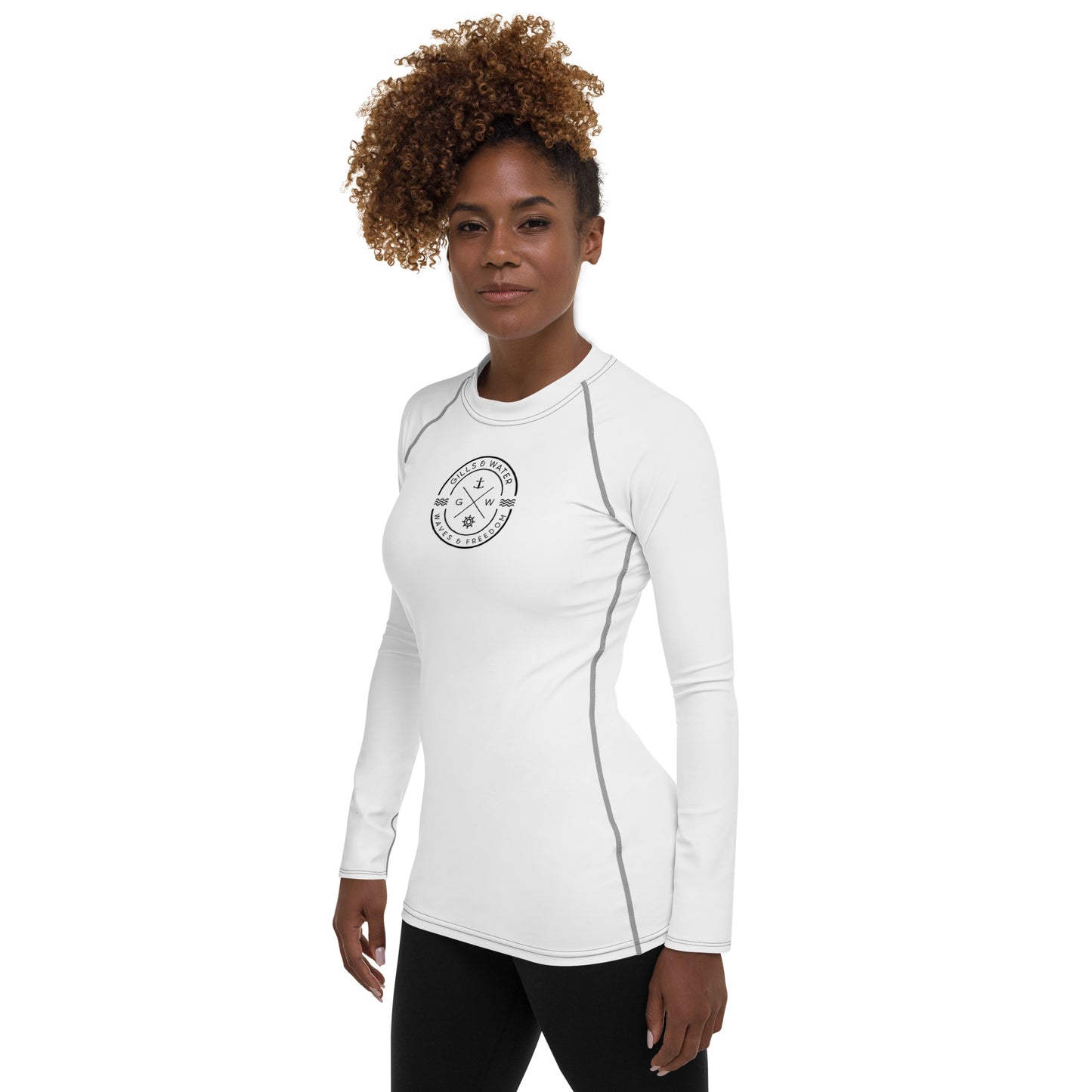 Oceanic Essence Women's White Rash Guard