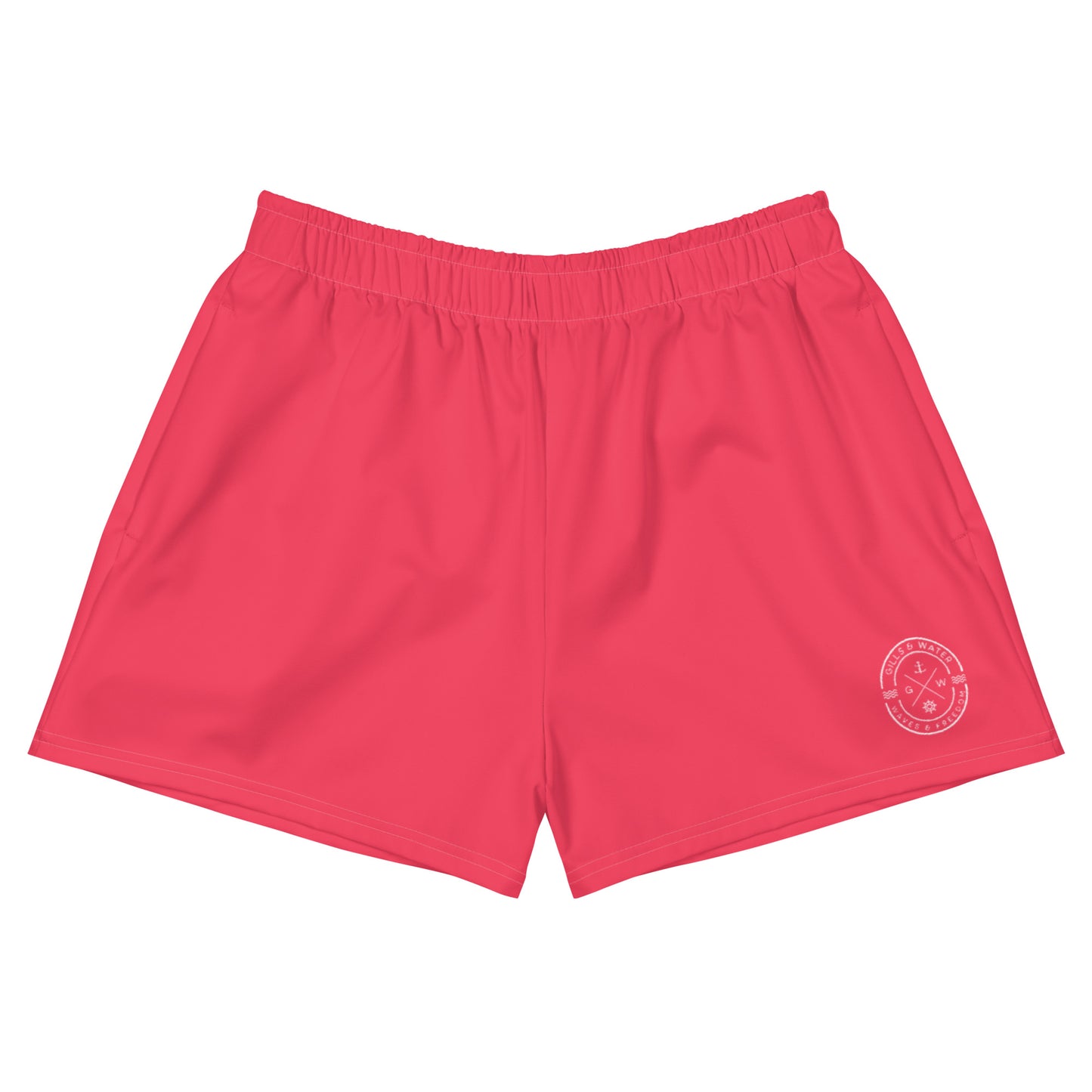 AquaFlex: Women's Pink Athletic Shorts by Gills & Water