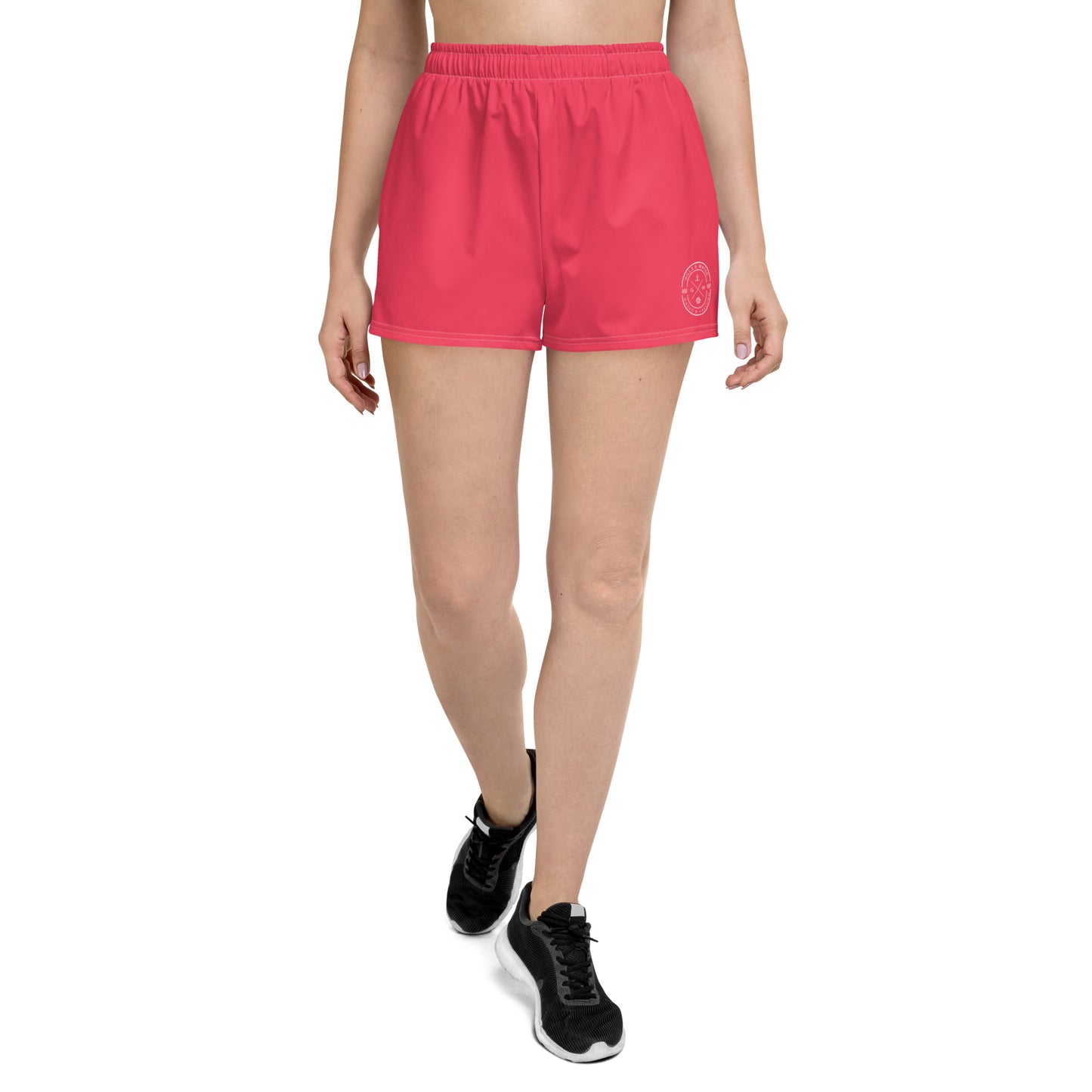 AquaFlex: Women's Pink Athletic Shorts by Gills & Water