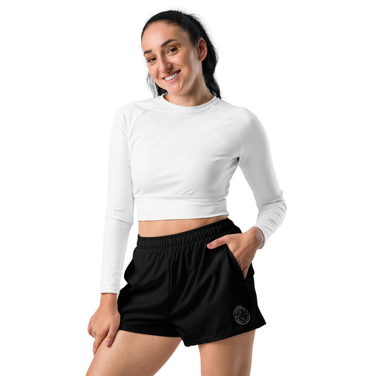AquaFlex: Women's Black Athletic Shorts by Gills & Water