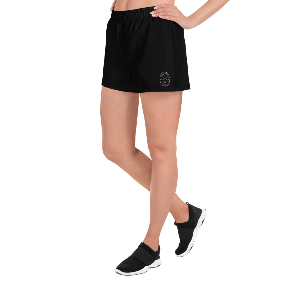 AquaFlex: Women's Black Athletic Shorts by Gills & Water