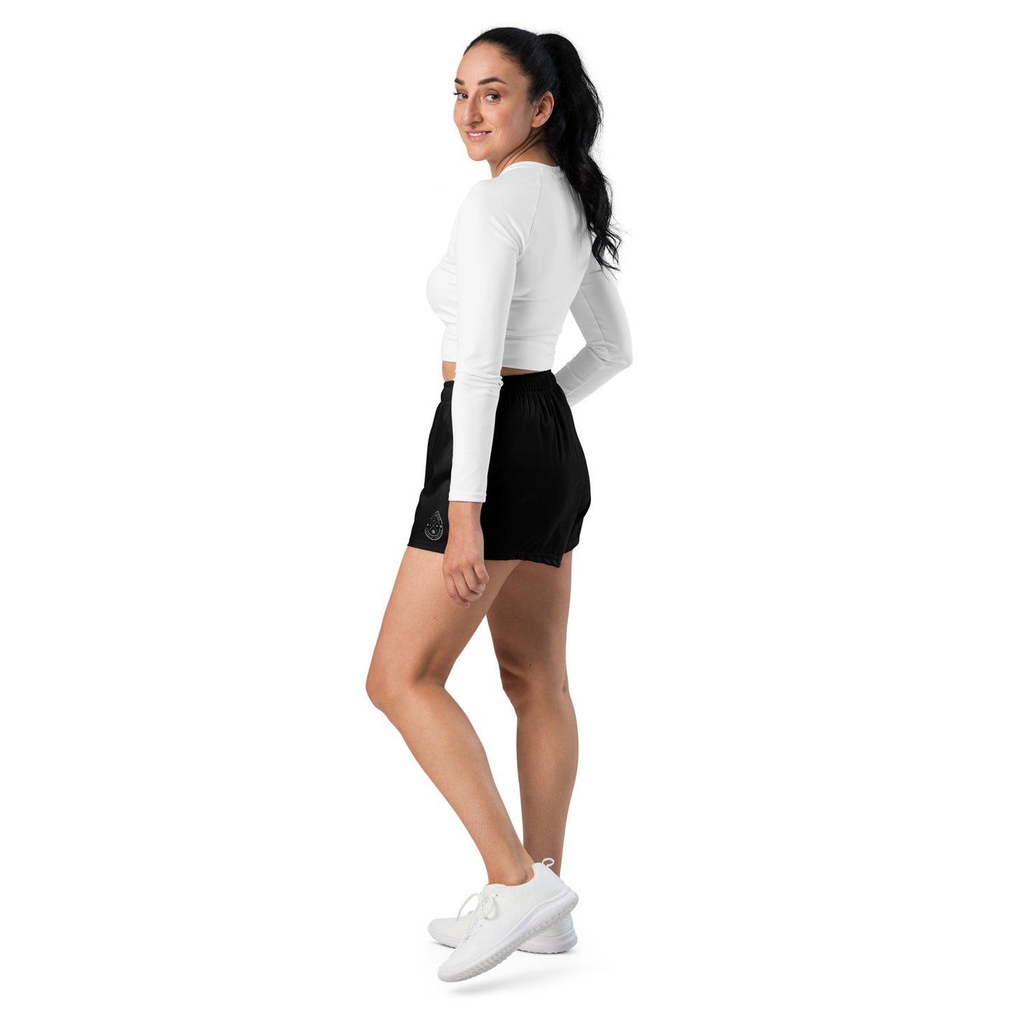 AquaFlex: Women's Black Athletic Shorts by Gills & Water