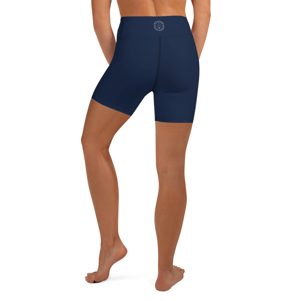 FluidFlow Navy Yoga Shorts by Gills & Water