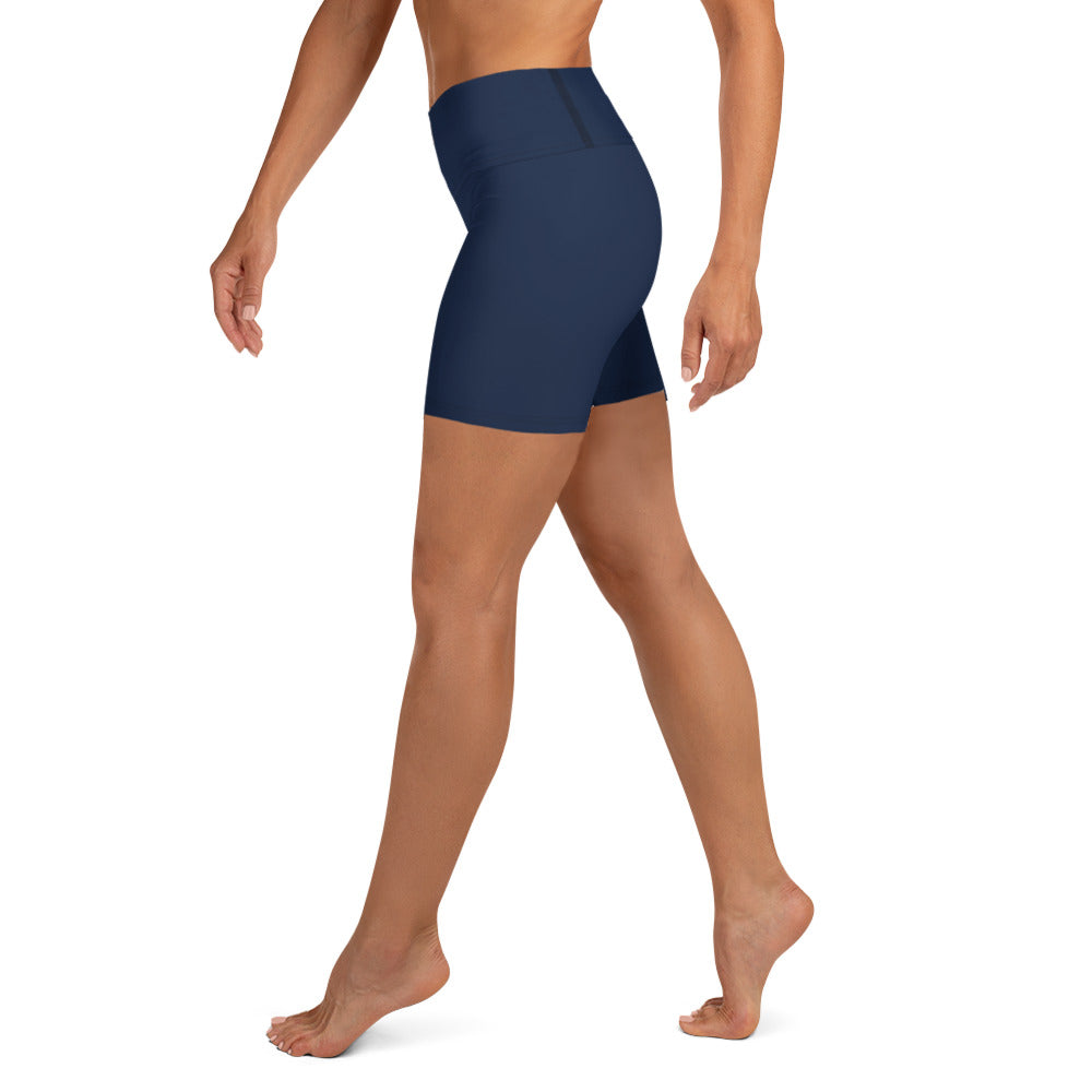 FluidFlow Navy Yoga Shorts by Gills & Water