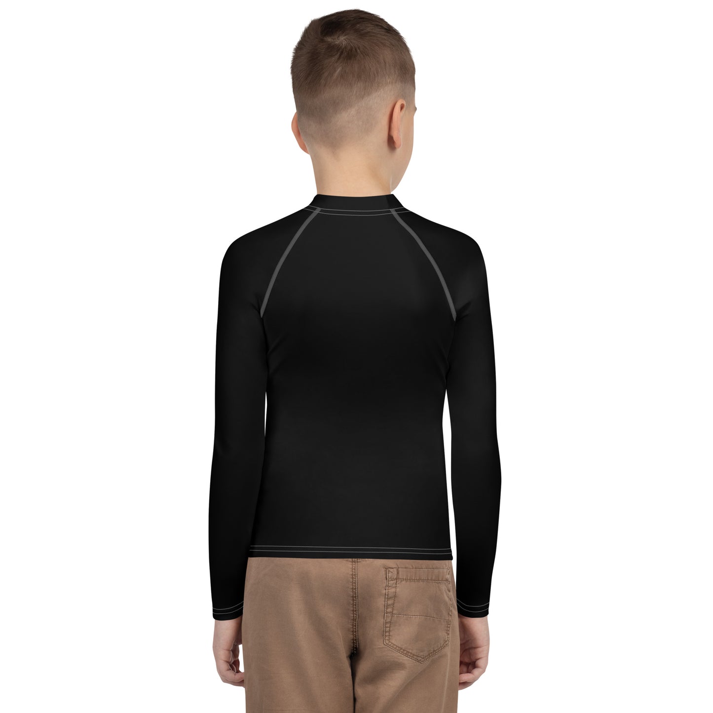 WaveGuard Youth Black Rash Guard