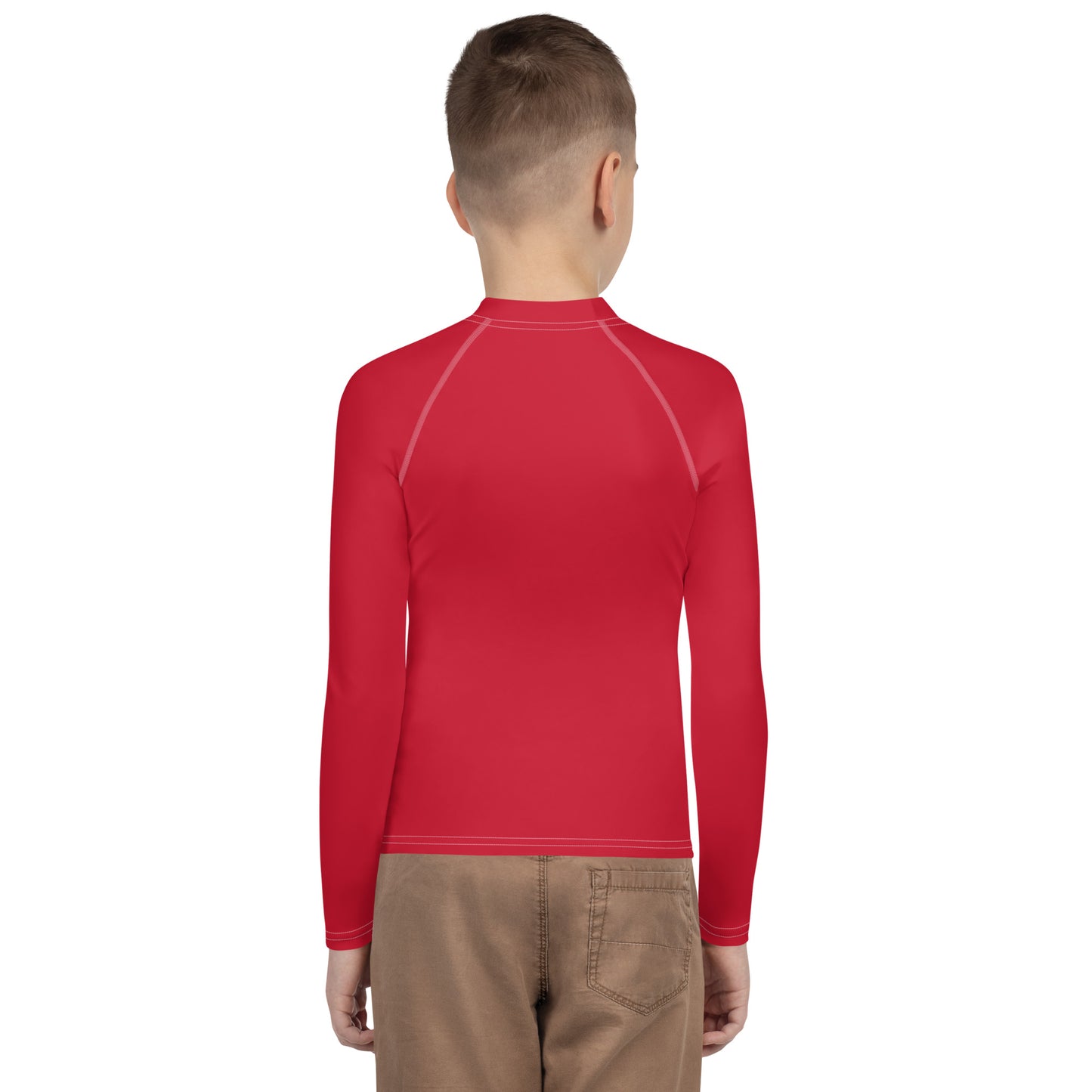 WaveGuard Youth Red Rash Guard