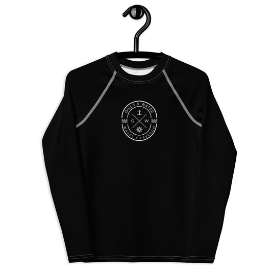 WaveGuard Youth Black Rash Guard