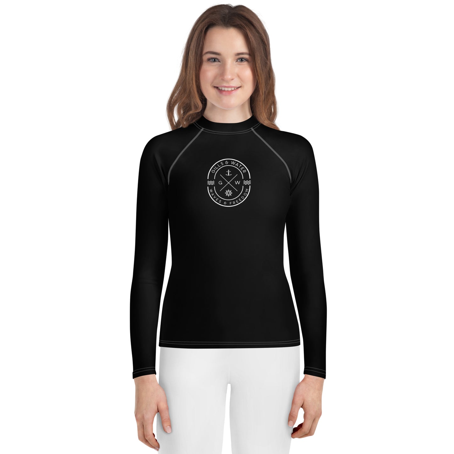 WaveGuard Youth Black Rash Guard