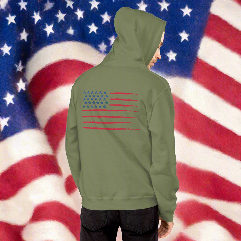 Marine Breeze Unisex Pullover Hoodie Patriot Edition