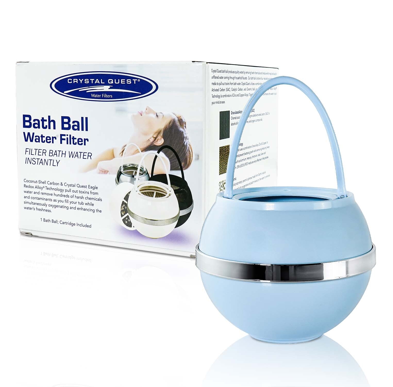 Gills & Water Luxury Bath Ball Filter | Crystal Quest®