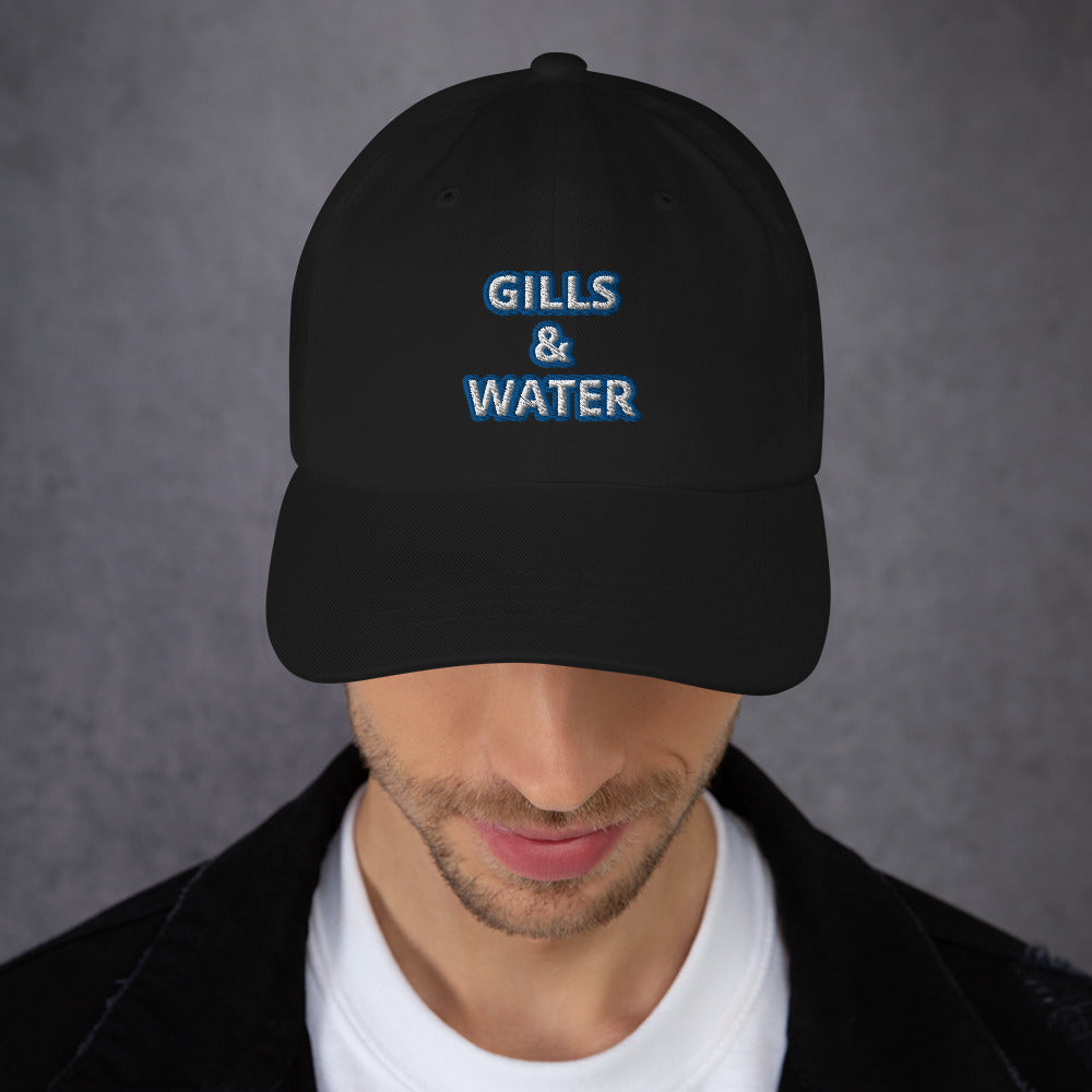 Coastal Crest: Gills and Water Dad Hat