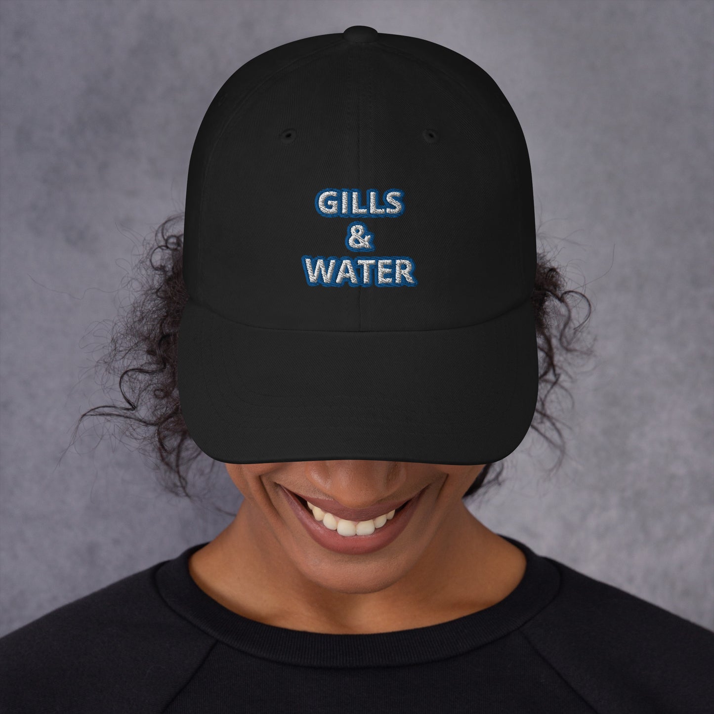 Coastal Crest: Gills and Water Dad Hat