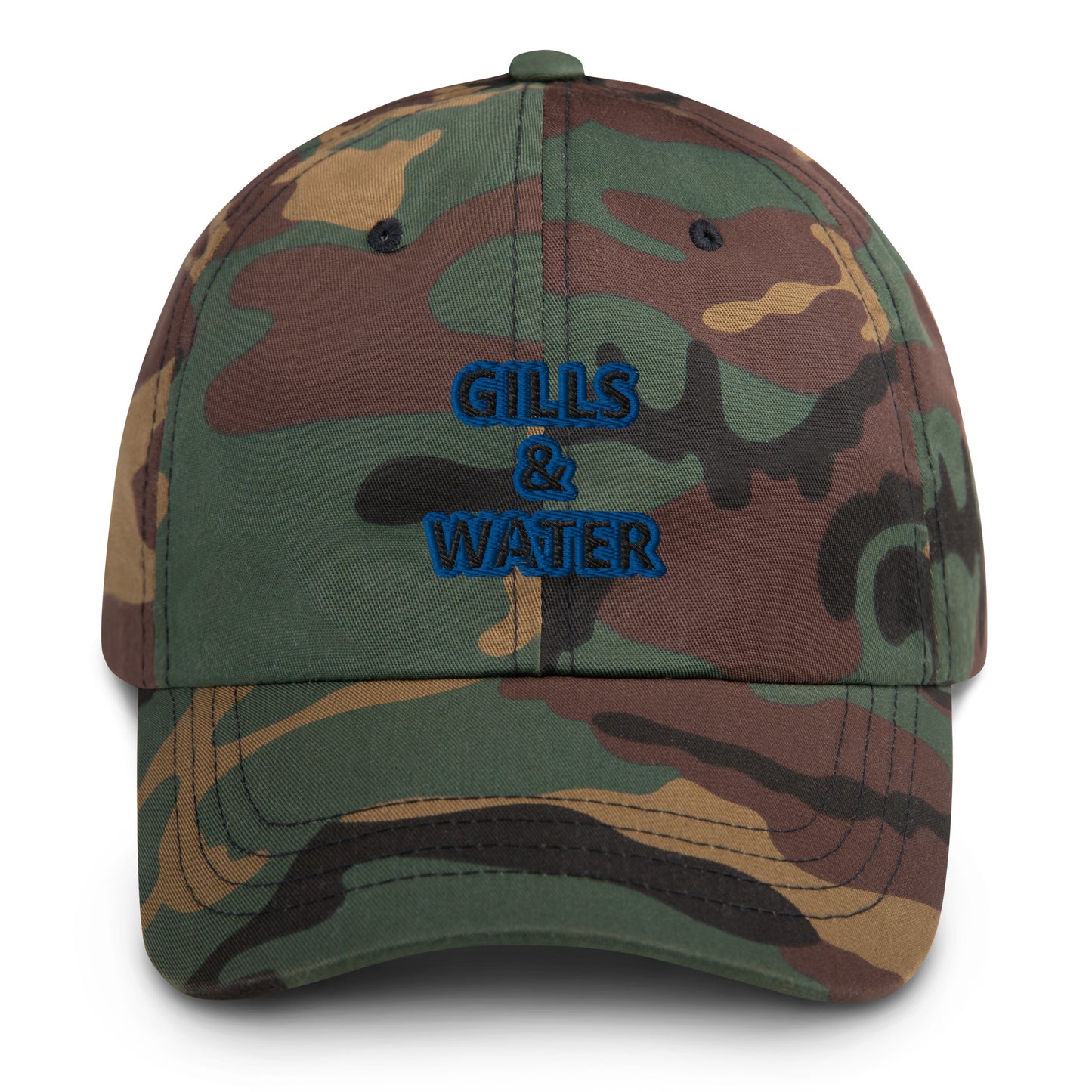 Coastal Crest: Gills and Water Dad Hat