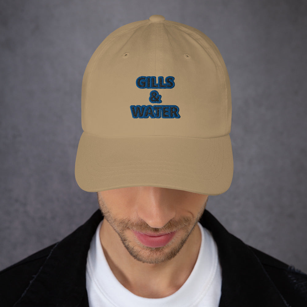 Coastal Crest: Gills and Water Dad Hat