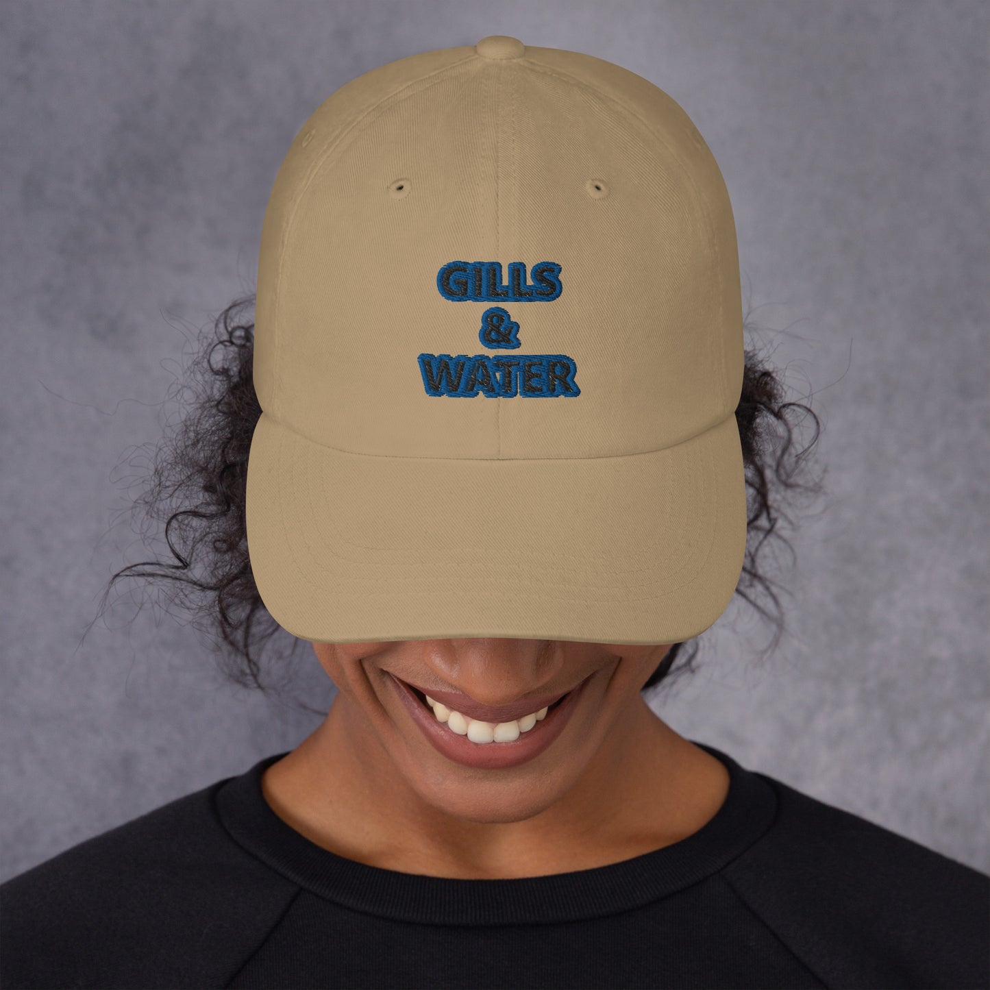 Coastal Crest: Gills and Water Dad Hat