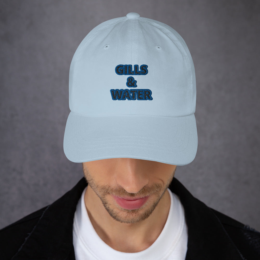 Coastal Crest: Gills and Water Dad Hat