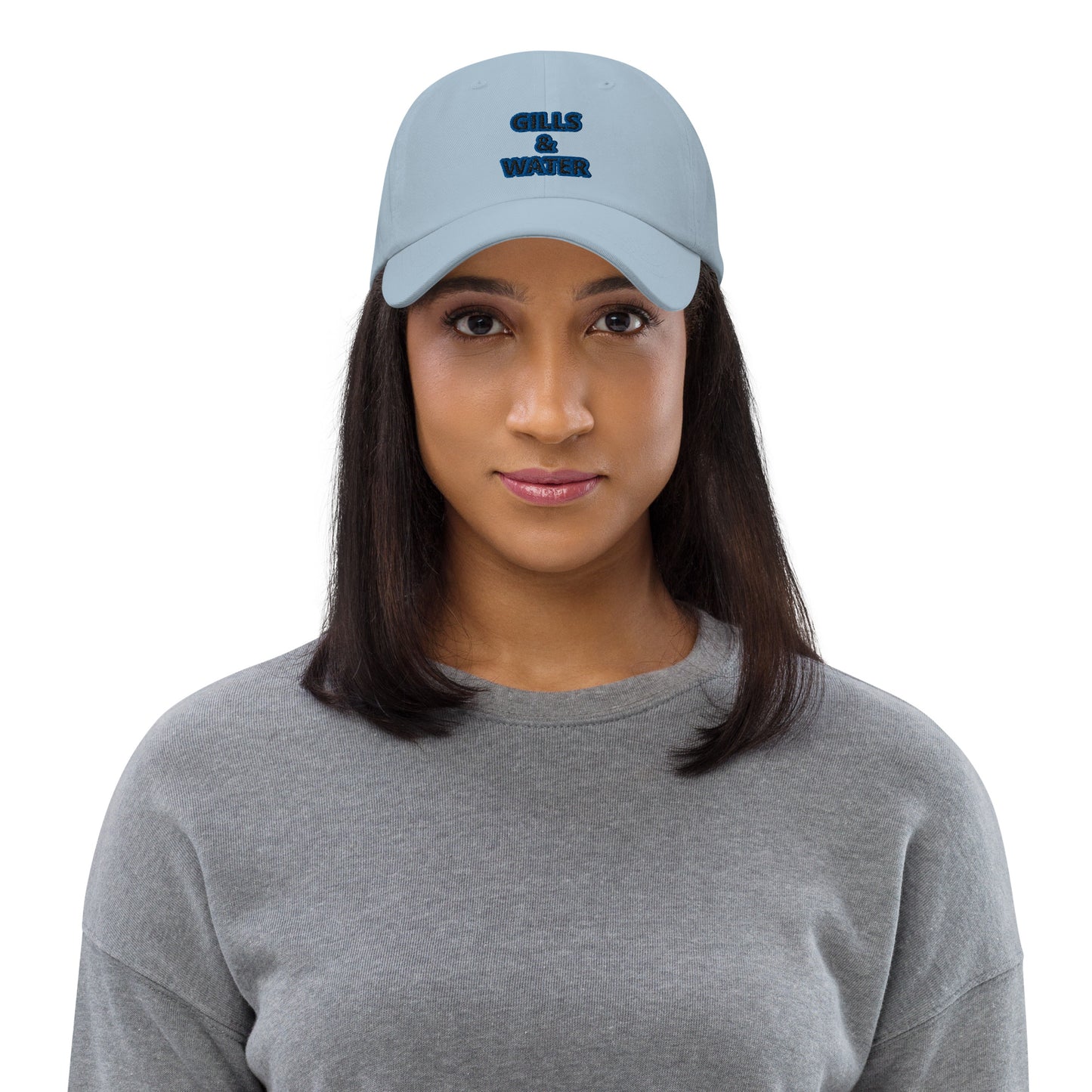 Coastal Crest: Gills and Water Dad Hat