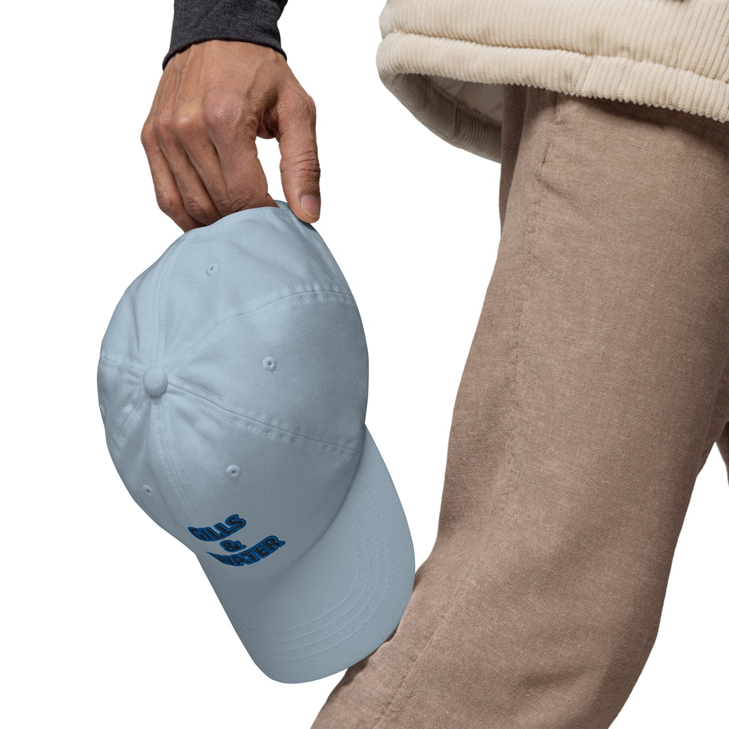 Coastal Crest: Gills and Water Dad Hat