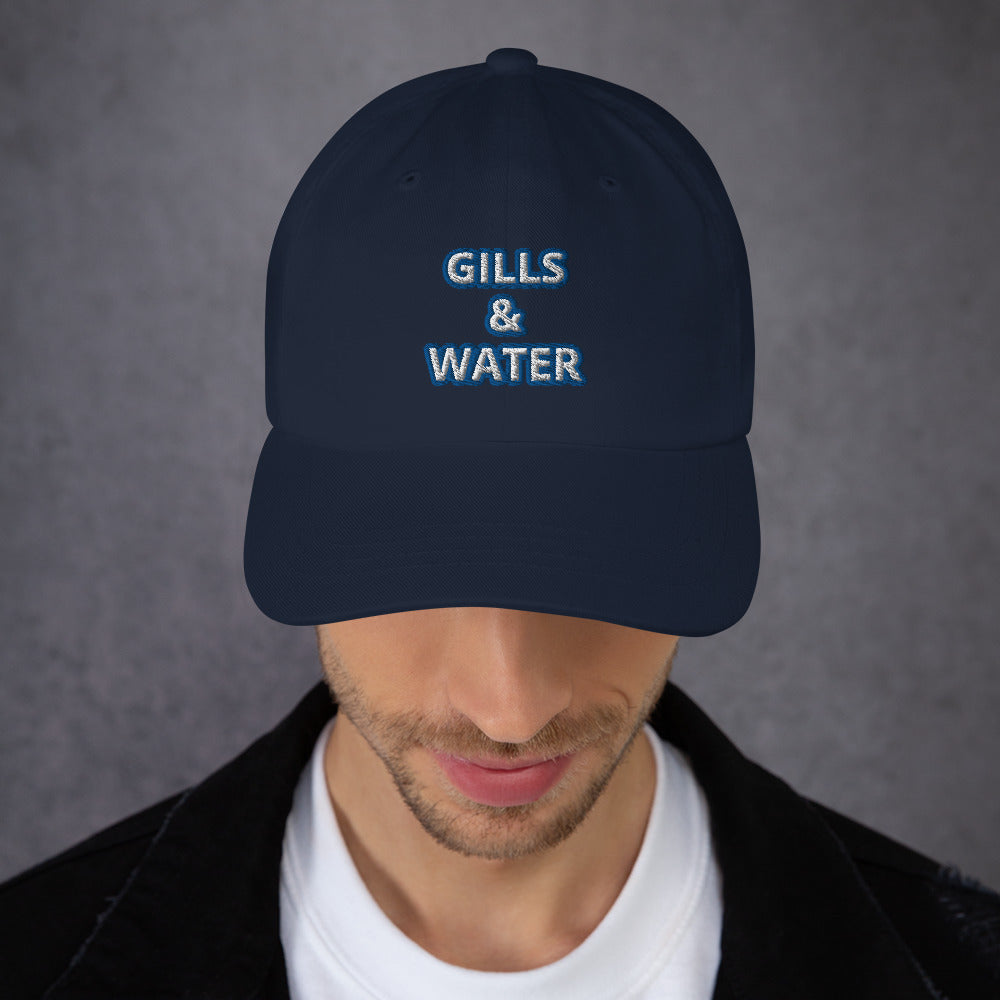 Coastal Crest: Gills and Water Dad Hat