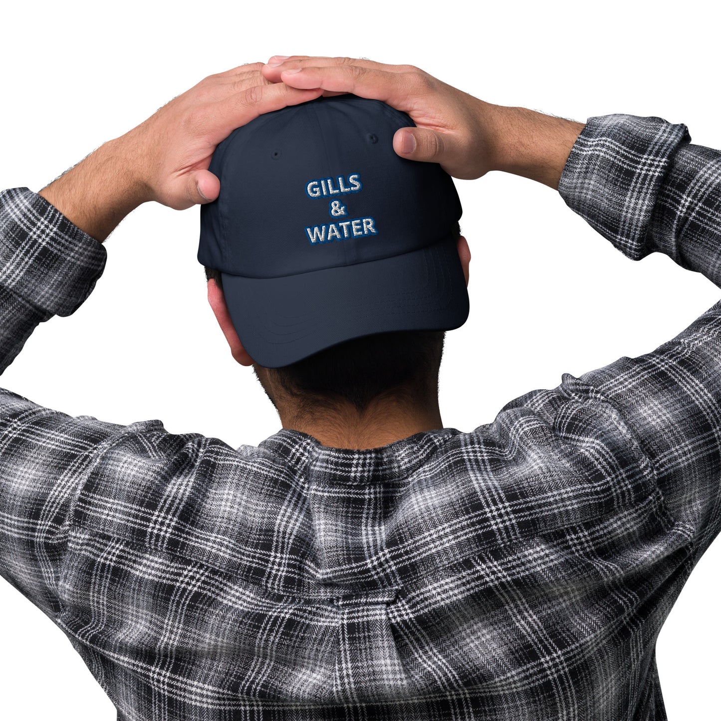 Coastal Crest: Gills and Water Dad Hat