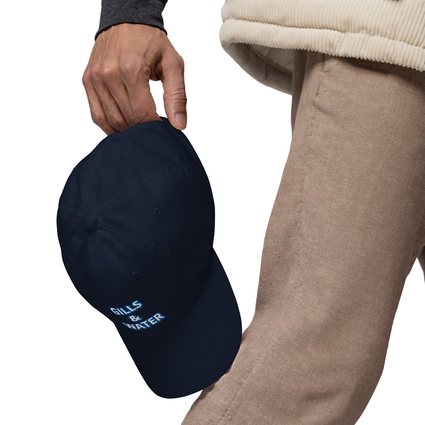 Coastal Crest: Gills and Water Dad Hat